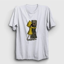  Unisex Beyaz Hug Little Nightmares T-Shirt 159711TT