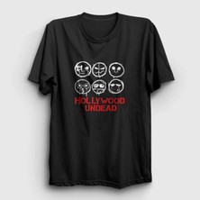  Unisex Siyah Masks V3 Hollywood Undead T-Shirt 149991TT