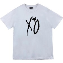  The Weeknd Starboy Baskılı Unisex %100 Pamuk Beyaz T-Shirt