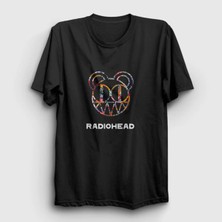  Unisex Siyah Logo V2 Radiohead T-Shirt 104033TT