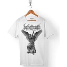  Behemoth Baphomet Logo Black Metal Koyun Öldürme Erkek Tişört