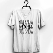  Game Of Thrones, You Know Nothing Jon Snow, Dizi Tişört