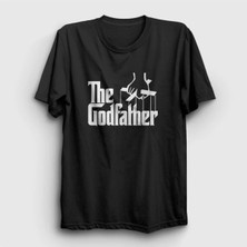  Unisex Siyah Logo Film Baba The Godfather T-Shirt 251618TT
