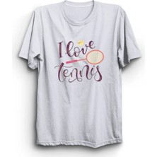  Tenis, I Love Tennis Tişört