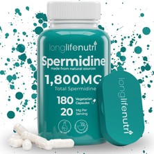 Longlifenutri Spermidine Cellular Health & Brain 20MG 180 Veg Caps