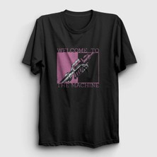  Unisex Siyah Welcome To The Machine Pink Floyd T-Shirt 556233TT