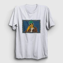  Unisex Beyaz Nirvana Kurt Cobain T-Shirt 35817TT