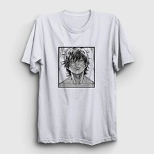  Unisex Beyaz Cool Anime Hanma Baki T-Shirt 317298TT