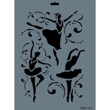 Colezium New Seri N-312 Stencil 35X25 cm