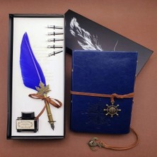 Colezium Deri Defter Tüylü Kalem