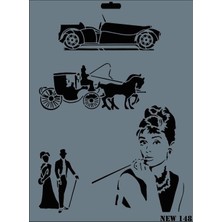 Colezium New Seri N-148 Stencil 35X25 cm