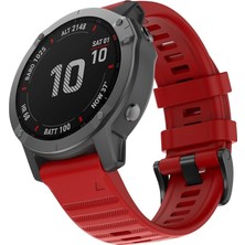 Caseonn Garmin Marq Aviator (Gen 2) Kordon Quickfit Premium Spor Kayış Kırmızı