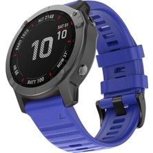 Caseonn Garmin Marq Aviator (Gen 2) Kordon Quickfit Premium Spor Kayış Saks Mavi