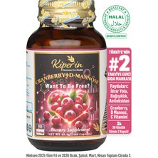 Empressco Cranberry, D-Mannoz, C Vitamini ile Idrar Yolu Destekleyici Kapsüller