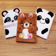 Colezium Panda Tasarımlı Peluş Defter