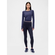 Gap Kadın Lacivert GapFit High Rise Power Full Length Tayt
