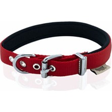 Empressco Renkli Dokuma Köpek Boyun Tasması, Small, Kırmızı, 2X20-35 cm