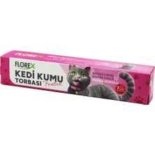 Zenviaa 140 Adet Kedi - Evcil Hayvan Kumu Torbası Pratik Pudra Kokulu Büzgülü - Extra Güçlü 8