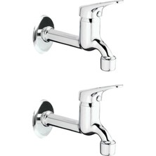 Sora Home 2li Aç Kapa Mix Lavabo Musluk Wc Lavabo Uzun Musluk Perlatörlü