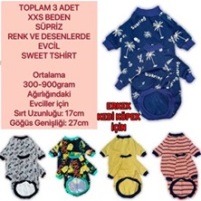 Empressco Yavru Kedi ve Köpek Kısa Kollu Sevimli Tişört