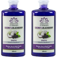 Sensitive Flowers Coconut Blackberry Exotic Duş Jeli 2 x 650 ml