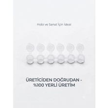Helvacıoğlu 6'lı Profesyonel Boş Boya Haznesi ve Çok Amaçlı Saklama Kabı - Yerli Üretim