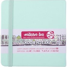 Esranın Dünyası Fresh Mint Renkli Eskiz Defteri, 80 Yaprak, 12X12 cm