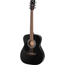 Esranın Dünyası Mat Siyah Elektro Akustik Gitar, Ince Kasa Tasarımı ile