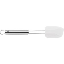 Esranın Dünyası Beyaz Silikon Hamur Spatulası, 26 x 5,5 Cm, Isıya Dayanıklı
