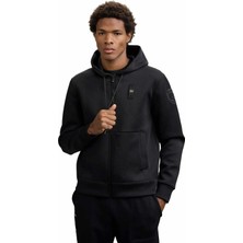 Blauer Siyah Erkek Kapüşonlu Standart Fit Sweatshirt 25WBLUF02093-999 Colby