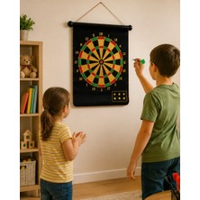 Güvenli Manyetik Dart Seti 6 Dart Oklu Eğlenceli Hedef Oyunu