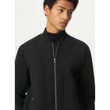 İkks Ikks Siyah Erkek Bomber Regular Fit Hırka M217063