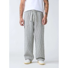 Guess Jeans Siyah Erkek Regular Fit Çizgili Chino Pantolon M6GB61WO551-S9A3 Syh-Byz Chino Pnt