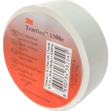 3m Bant Temflex 1300E 18MMX9.15M Beyaz