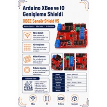 Arduino Xbee ve Io Genişleme Shieldi - Xbee Sensör Shield V5