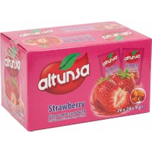 Altunsa Çilek Aromalı Soğuk Toz Içecek 9 G x 24 Adet 1 Koli