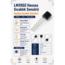 LM35DZ Hassas Sıcaklık Sensörü