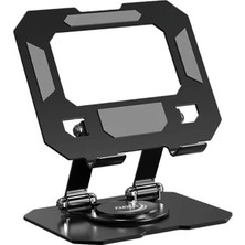 Empressco Metal Tablet ve Telefon Tutucu, 2 Kademeli, 360° Döndürme, Şık ve Kullanışlı