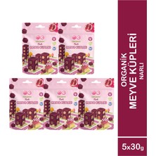 OG natural 5'li Organik Narlı Meyve Küpleri (5 x 30 Gr)