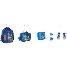Sonic Ilkokul Çantası Seti (4 Parça)