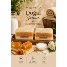 Veniv 2’li Eşek Sütü Bal Doğal Lifli Sabun Seti - El Yapımı Özel Formül