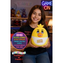Toyfest Squishmallows Five Nights At Freddy's Klasik Chica Orijinal Lisanslı Peluş Oyuncak 20 cm