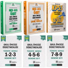 Pegem Akademi Yayıncılık 2026 Ags Öabt Okul Öncesi Öğretmenliği Çözümlü Türkiye Geneli 9 Deneme-Çıkmış Sorular-Soru Bankası