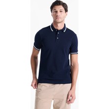 Ted Baker Lacivert Erkek T-Shirt TBMRTS1009