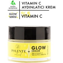 Polente Natural - Glow Cream - Vitamin C & Arbutin İçeren Aydınlatıcı Leke Kremi 50 ml