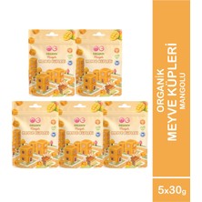 OG natural 5'li Organik Mangolu Meyve Küpleri (5 x 30 Gr)