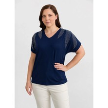 Selen Lacivert Kadın Bluz 26YSL8347