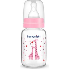 Majeur Hanymish Cam Biberon 125 ml 0-6 Ay - Pembe