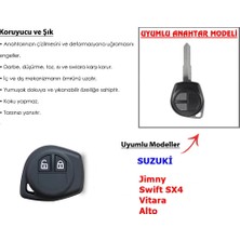 GSK Suzuki Anahtar Koruyucu Jimny Anahtar,swift Anahtar, Vitara Anahtar,alto Anahtar (Siyah)