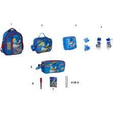 Sonic Ilkokul Çantası Seti (4 Parça)